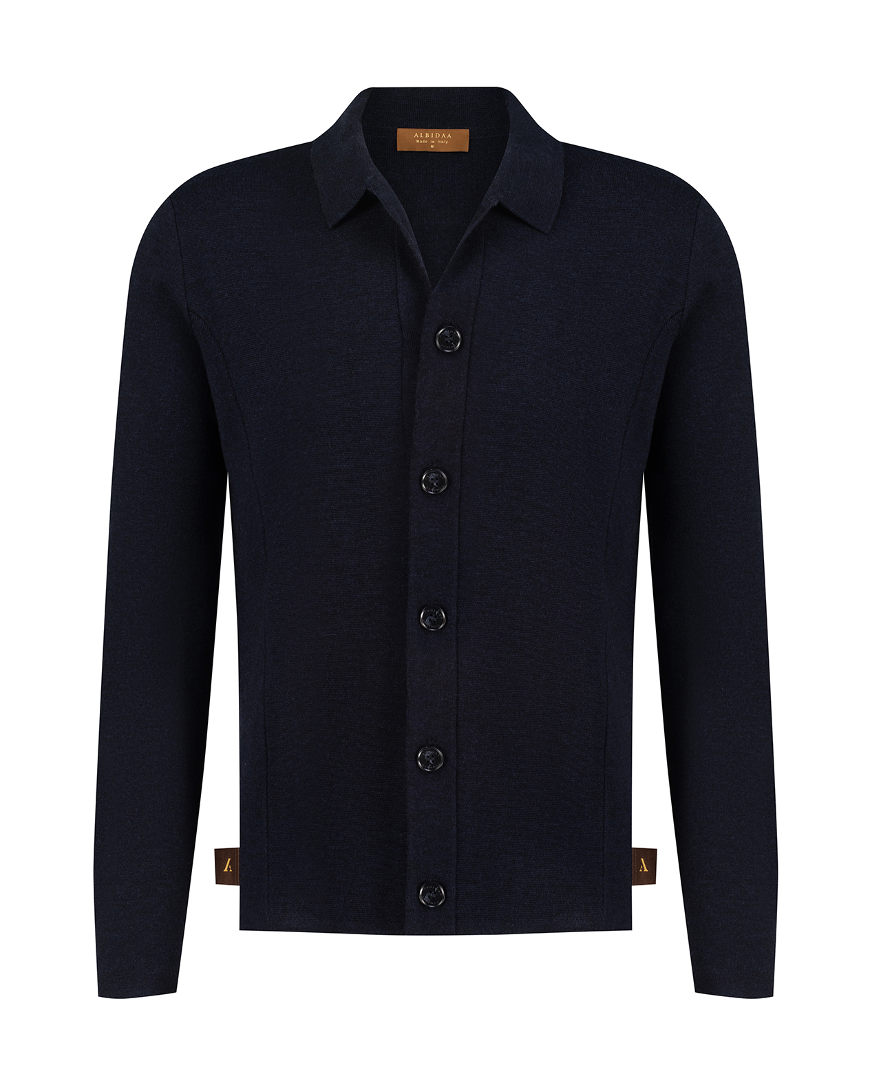 Merino Wool Cardigan – Navy