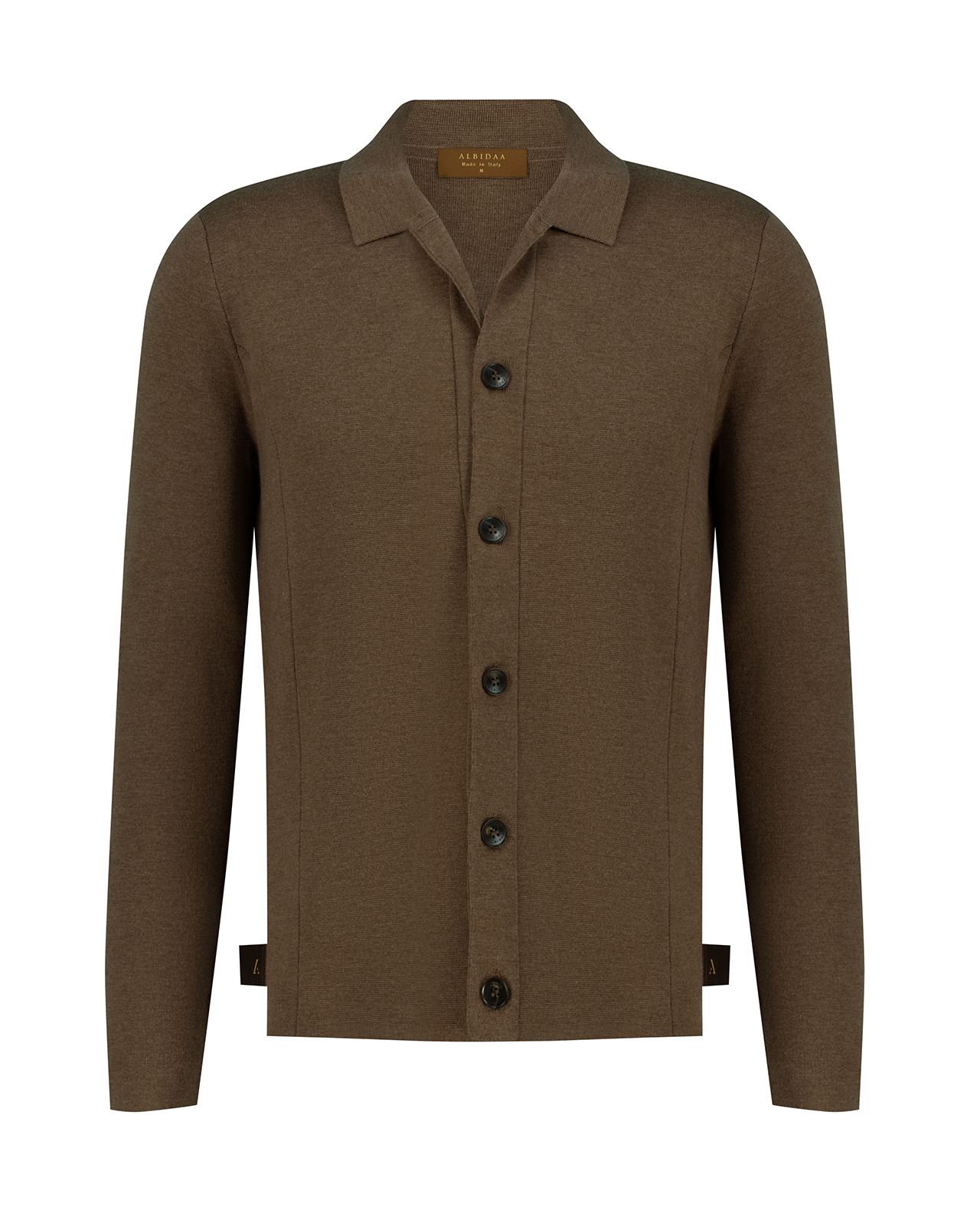 Merino Wool Cardigan – Brown