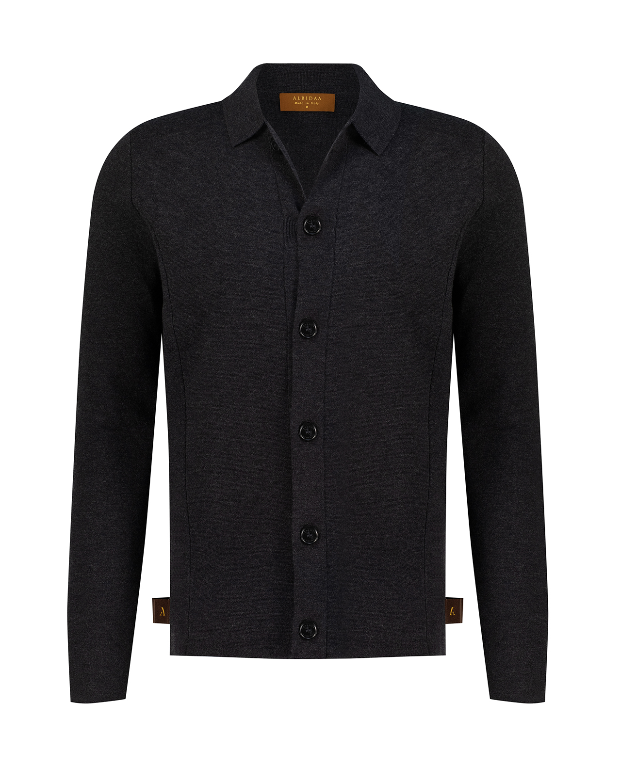 Merino Wool Cardigan – Grey