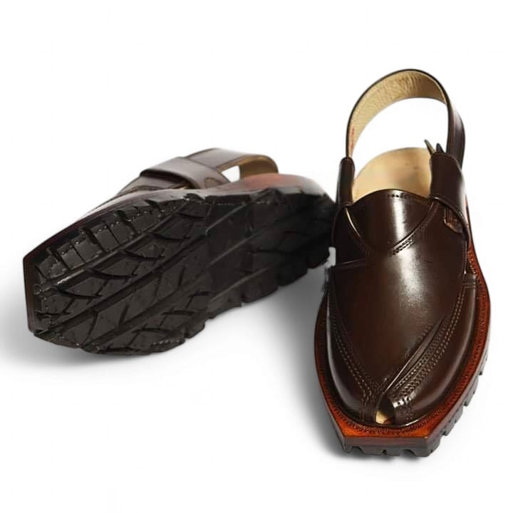 Heritage Handmade Norozi Chappal with Double Tyre Sole 09...