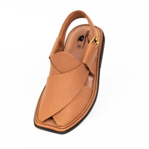 Timeless Peshawar Zalmi Chappal with Mustard Doted 09 63...