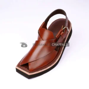 Artisan Handmade Mustard Charsadda Kaptaan Chappal 09 7 P...