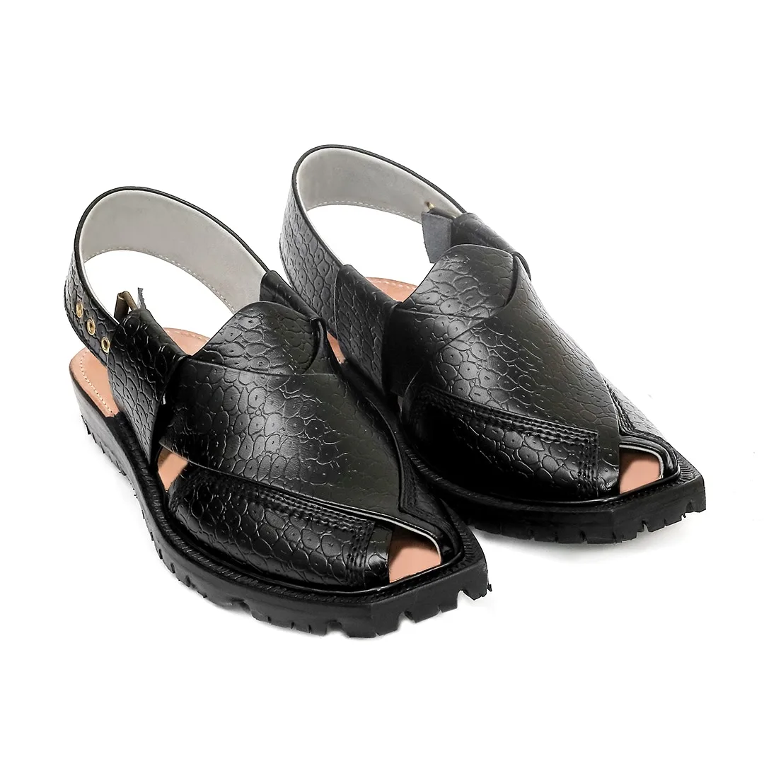Artisan Printed Norozi Chappal With China Cut Shape 09 07...