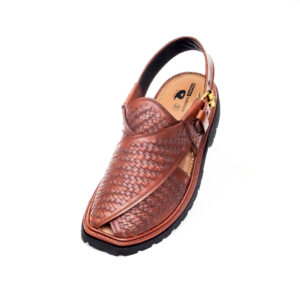 Handcrafted Mustard Peshawari Chappal with Vibram Sole 09 3