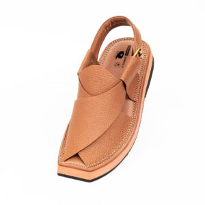 Artisan Kaptaan Chappal with Mustard Doted 09 64 Peshawar...