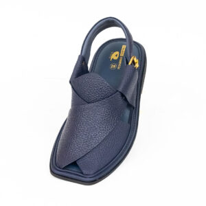 Handcrafted Peshawar Zalmi Chappal Blue Doted 09 73 Pesha...