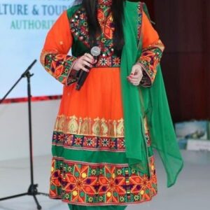 Majestic Amber Afghan Dress