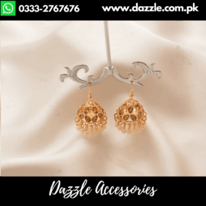 Heer Golden Jhumka – Elegant Jewelry