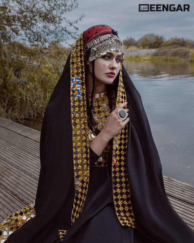Regal Charcoal Black Mirror Dress