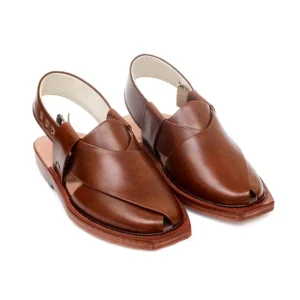 Rugged Mustard Leather Norozi Chappal With Leather Sole 0...