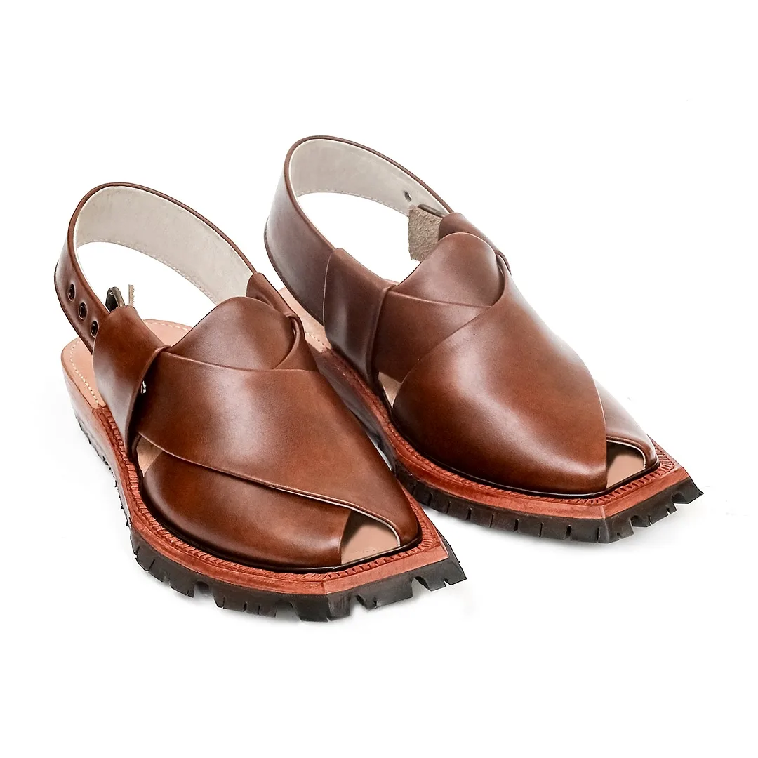 Classic Handmade Mustard Quetta Norozi Shikari Leather Ch...