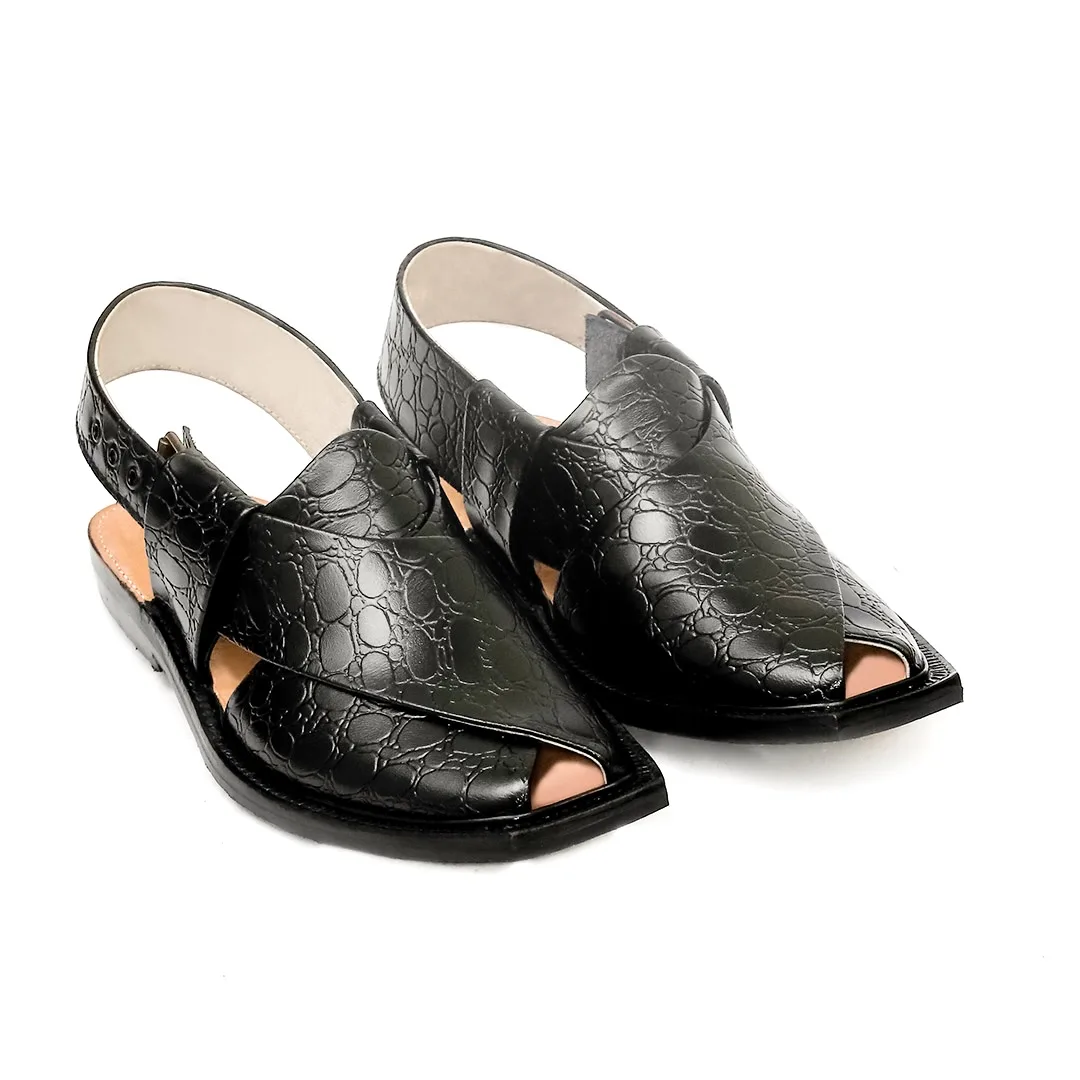 Heritage Printed Norozi Chappal With Single Sole 09 0 Pes...