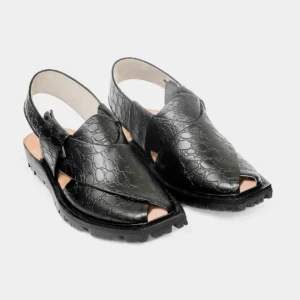 Classic Printed Norozi Chappal With Double Sole 09 Peshaw...