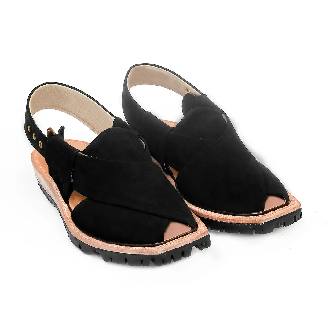 Elegant Suede Leather Norozi Chappal 09 Peshawari Chappal