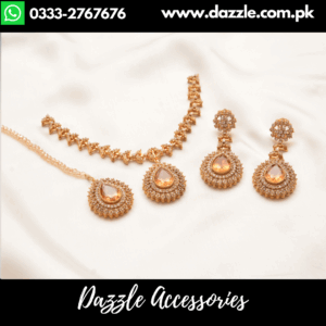 Pareesa Gold Choker Set – Captivating Jewelry