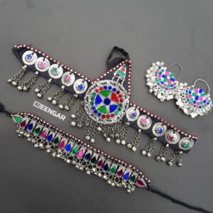 Silver Coin Afghan Jewelry Set – Opulent Dress