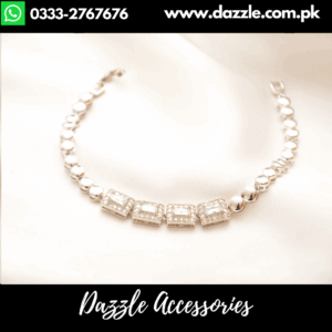 Elegant Vibrant Silver Bracelet