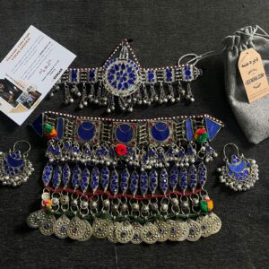Blue Afghani Jewelry Set – Deluxe Dress
