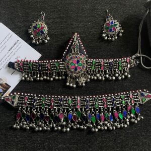 Multiple Color Afghan Jewelry – Luxurious Dress