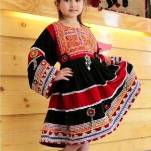 Deluxe Malghalara Afghan Kid Dress