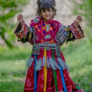 Deluxe Banafsha Afghan Kid Dress