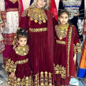 Deluxe Ghoncha Afghan Kid Dress