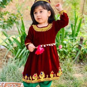 Elegant Zarmeena Afghan Kid Dress