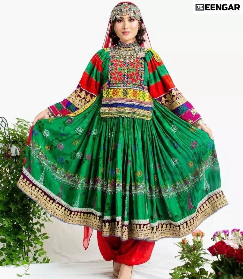 Prestige Floral Fusion Afghan Dress