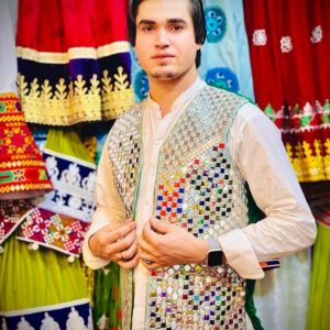 Shine Sparkle Afghan Waistcoat – Elegant Dress