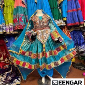 Patyala Panache Turquoise Attire – Opulent Dress