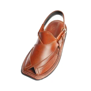 Prestige Mustard Peshawari Chappal with Triple Gear 09 6