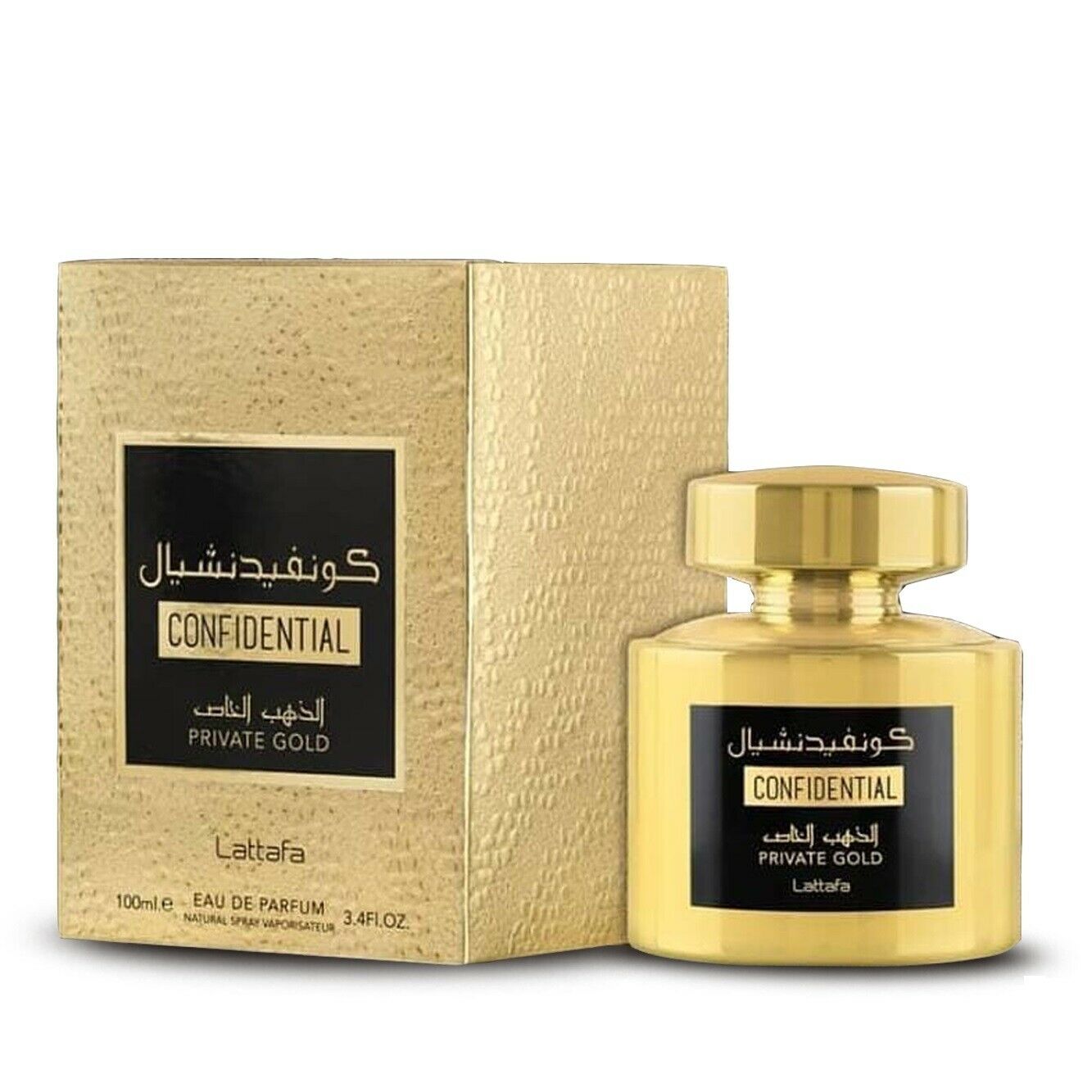 Lattafa Confidential Private Gold – Sensual Perfume