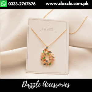 Exquisite lavisa multi gold plated necklace