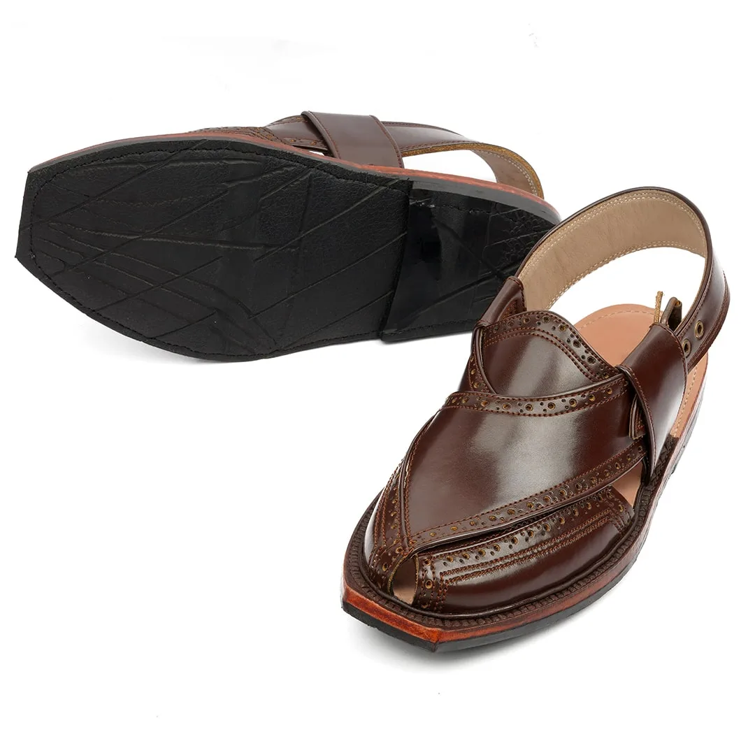 Rugged Handmade Brock Leather Quetta Norozi Chappal 09 33...